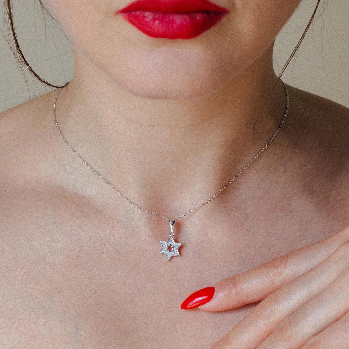 Cuz Pave Star of David Necklace