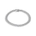 Sterling Silver Moissanite Monaco Bracelet