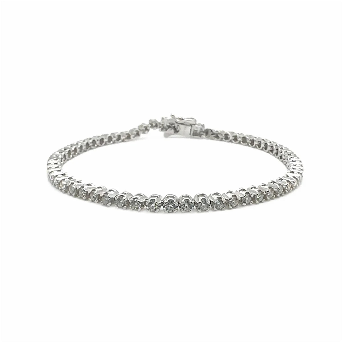 Sterling Silver Moissanite Tennis Bracelet