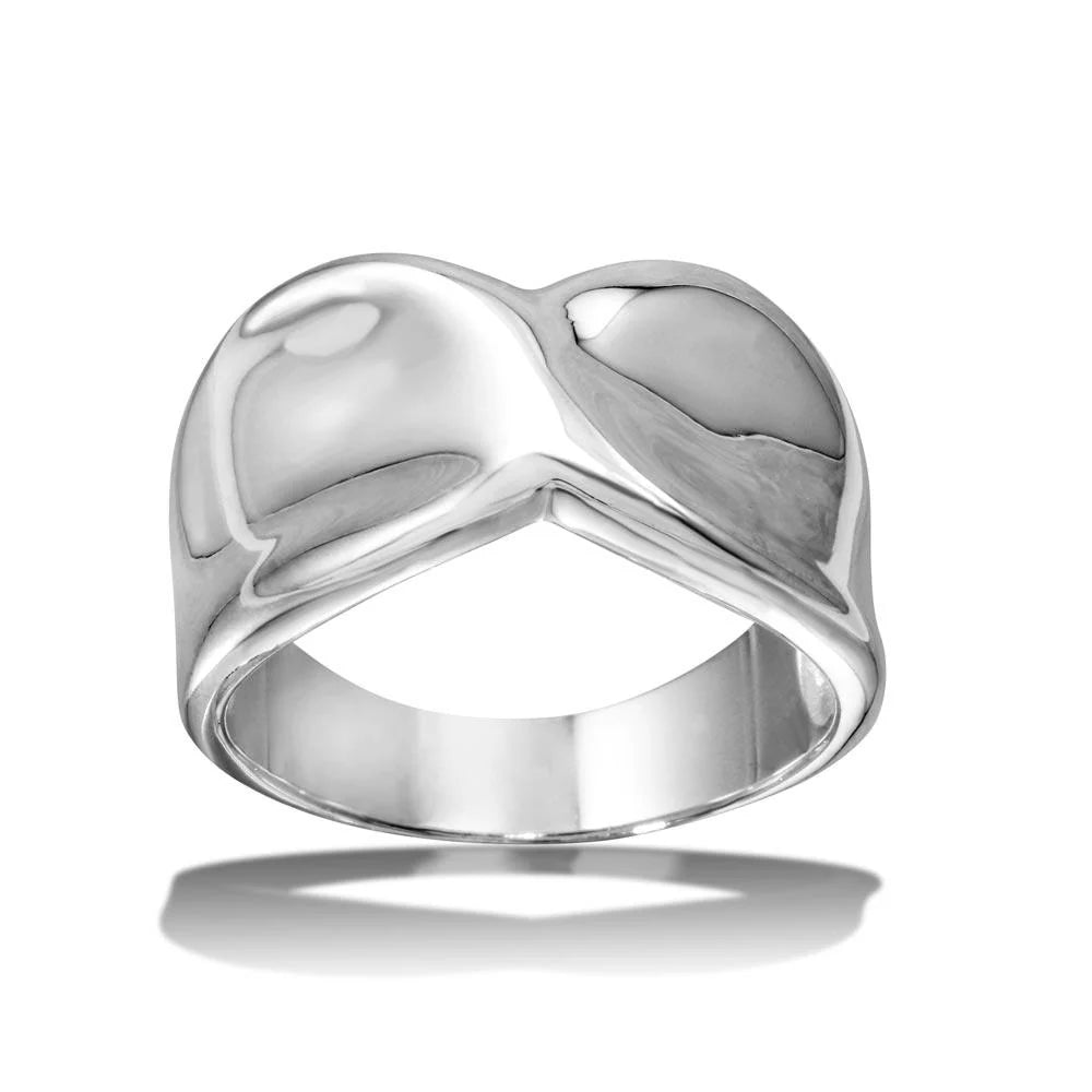 Chunky Silver Twist Ring