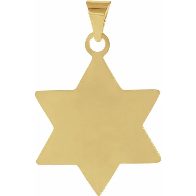 Hebrew Star of David Charm