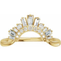 Baguette Burst Contour Band