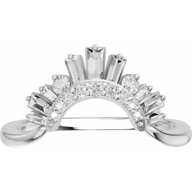 Baguette Burst Contour Band