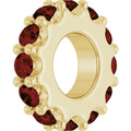 Birthstone Spacer Charm
