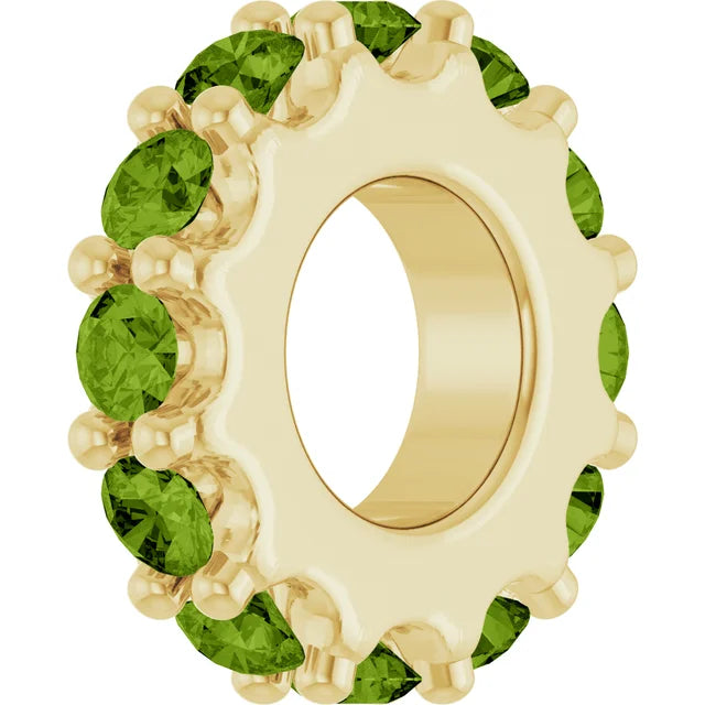 Birthstone Spacer Charm