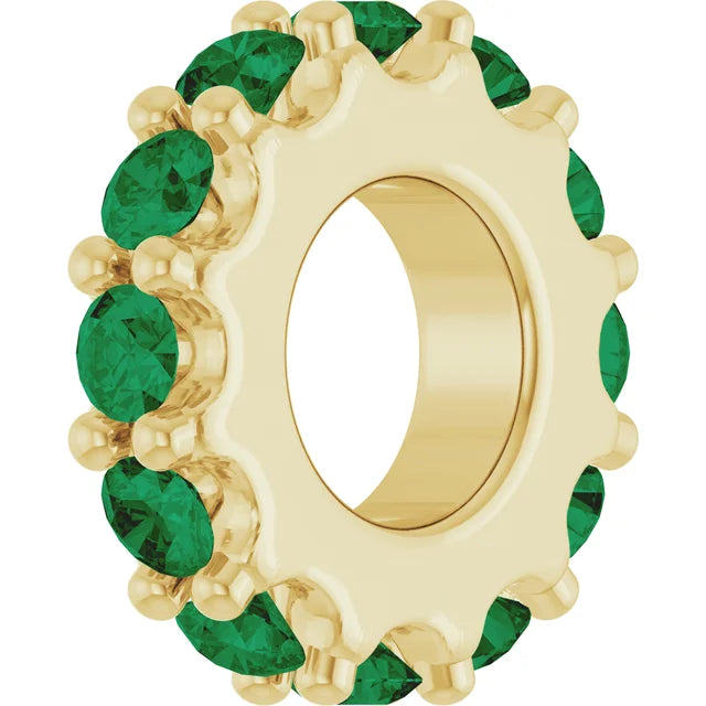 Birthstone Spacer Charm