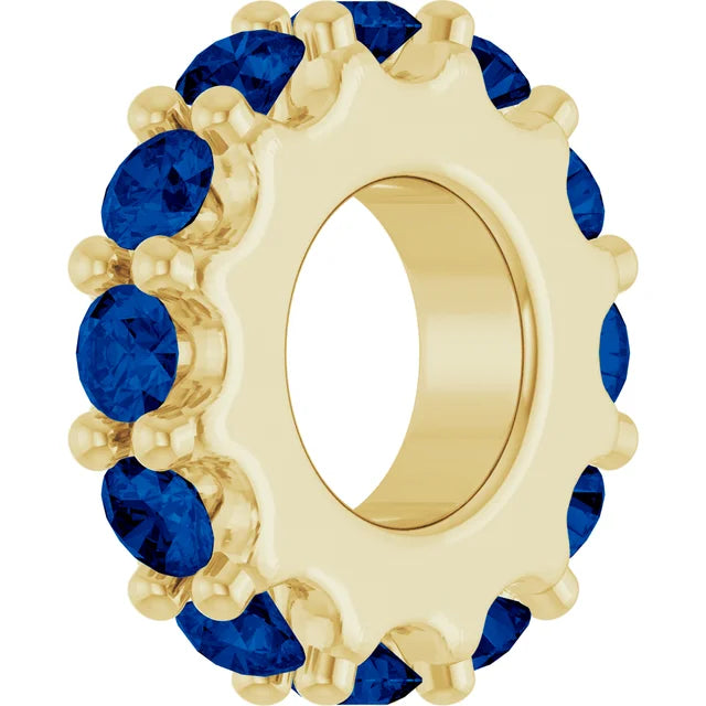 Birthstone Spacer Charm