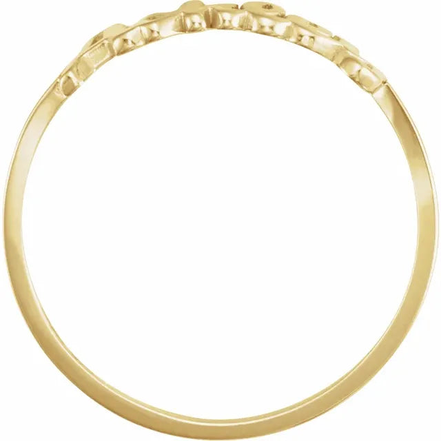 Script Nameplate Ring (EMAIL TO ORDER)