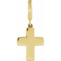 Chunky Cross Charm