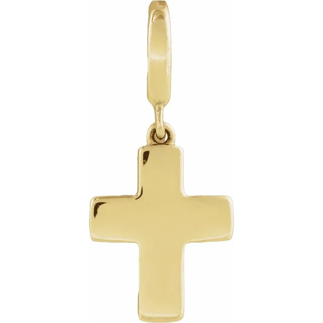 Chunky Cross Charm