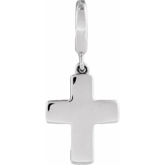 Chunky Cross Charm