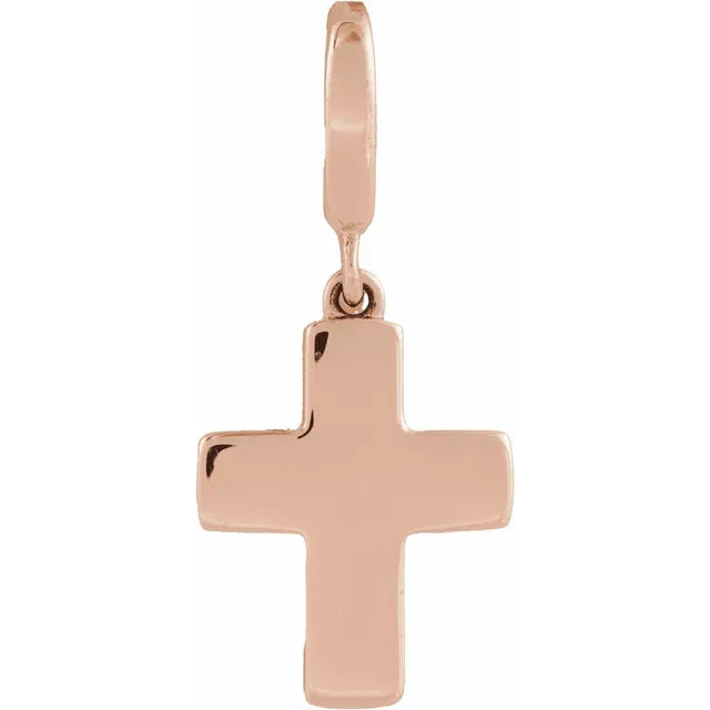 Chunky Cross Charm