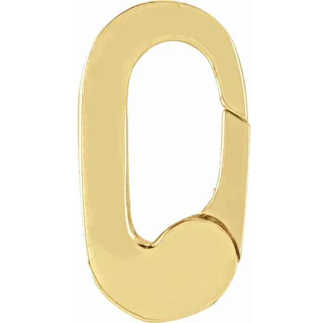 Diamond Accented Hinged Bail Charm Enhancer