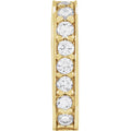 Diamond Accented Hinged Bail Charm Enhancer