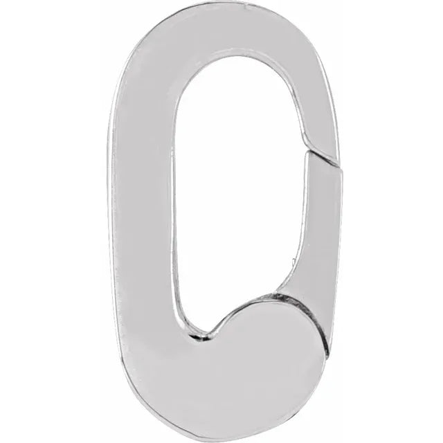 Diamond Accented Hinged Bail Charm Enhancer