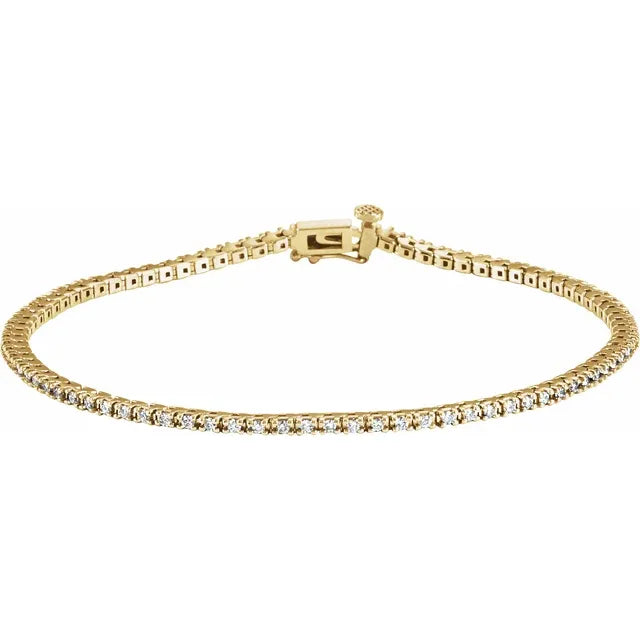 1.3mm - 0.87ct Lab Diamond Tennis Bracelet