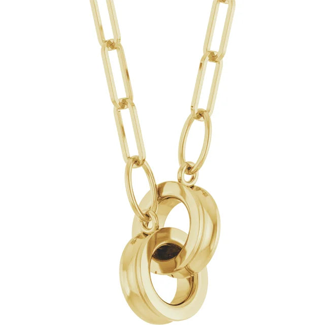 Interlocking Circle Necklace