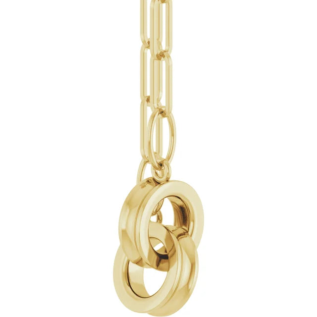 Interlocking Circle Necklace
