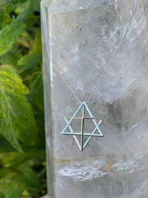 3D Merkaba Star of David Pendant (20mm)