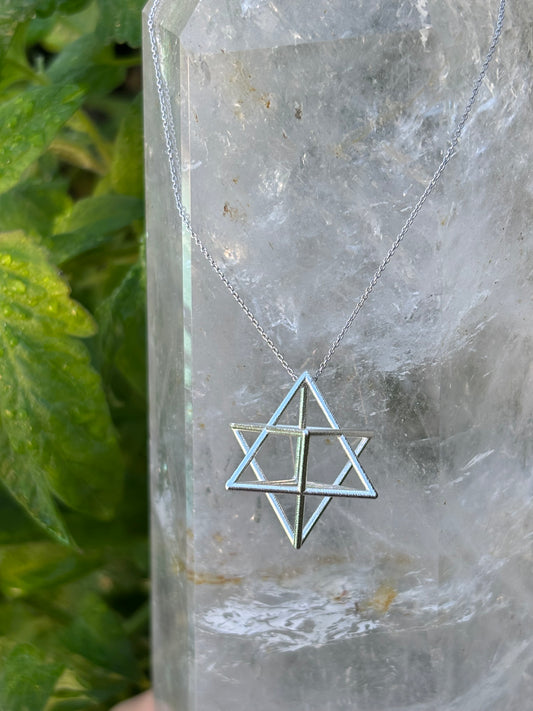 3D Merkaba Star of David Pendant (20mm)