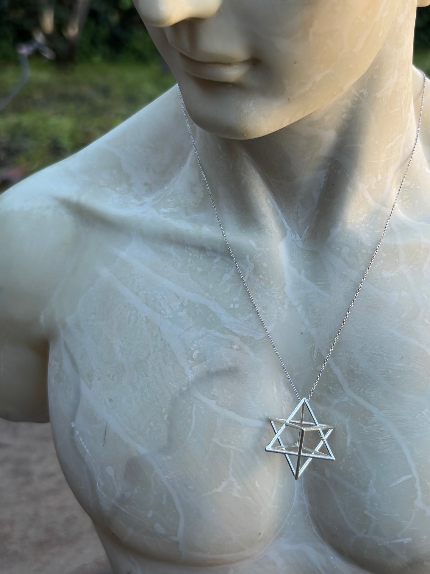 3D Merkaba Star of David Pendant (25mm)