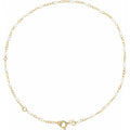 Enamel Bead Gold Chain Anklet