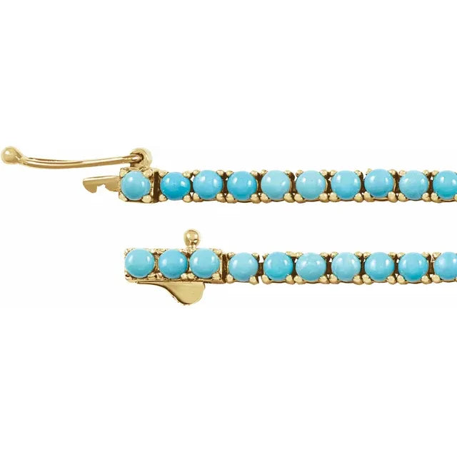 Turquoise Line tennis Bracelet