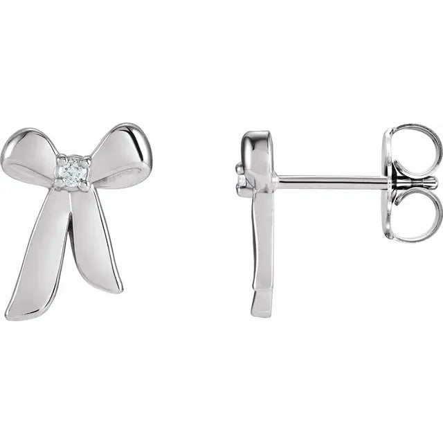 Bow Stud Earrings