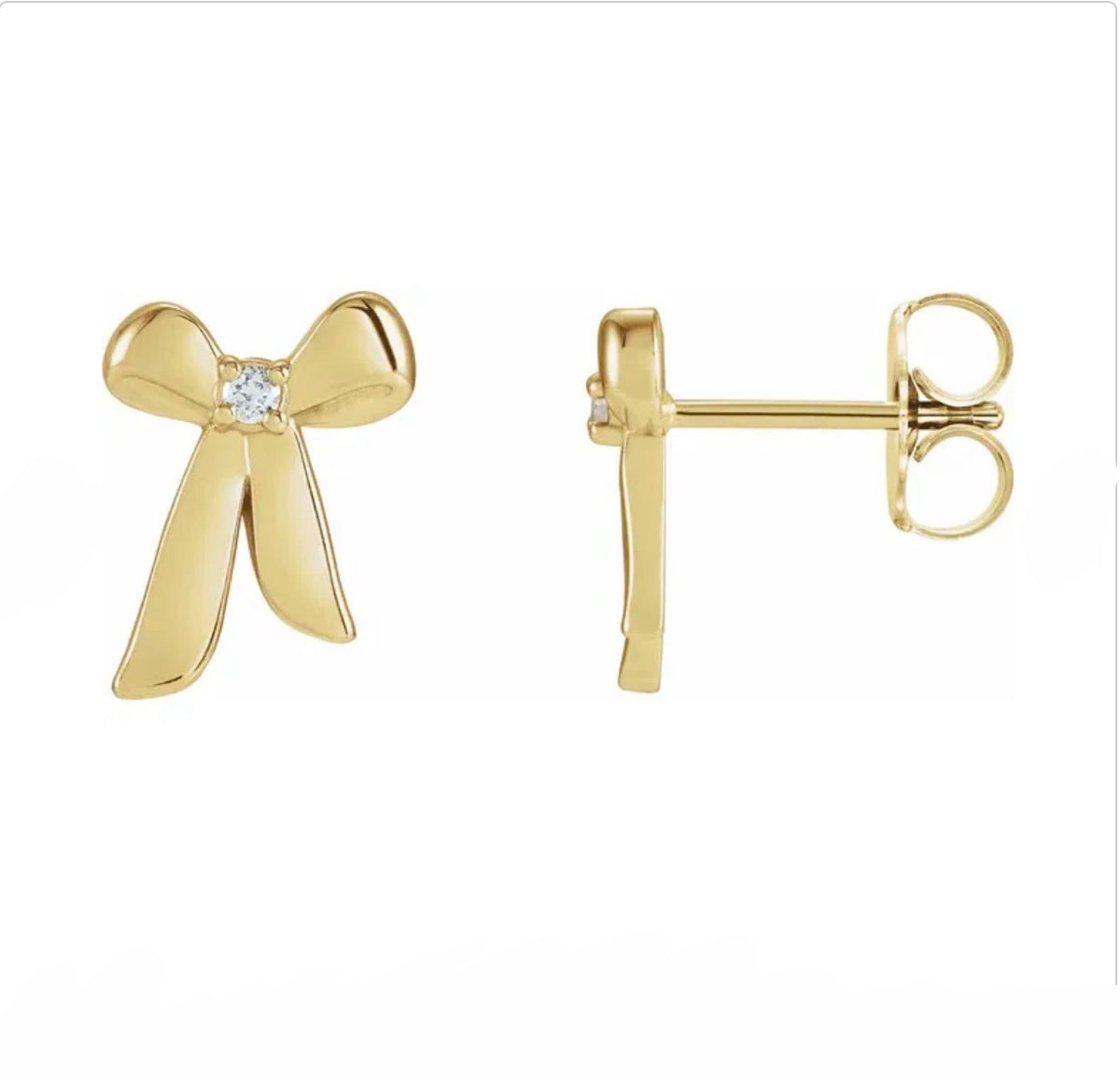 Bow Stud Earrings