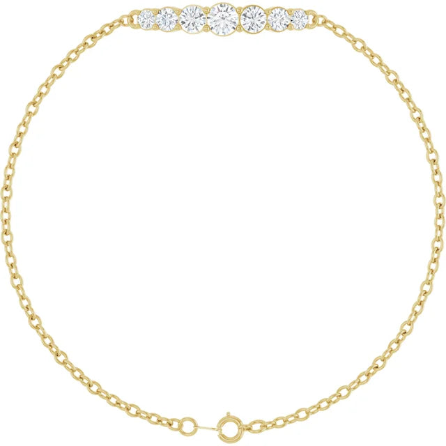 Graduated Diamond Bracelet