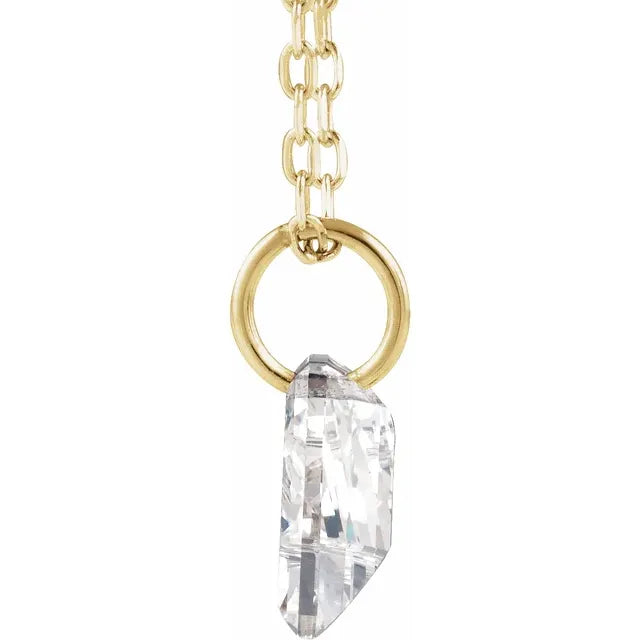 Lab Grown Diamond Initial Necklace