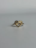 Pretzel Heart Ring