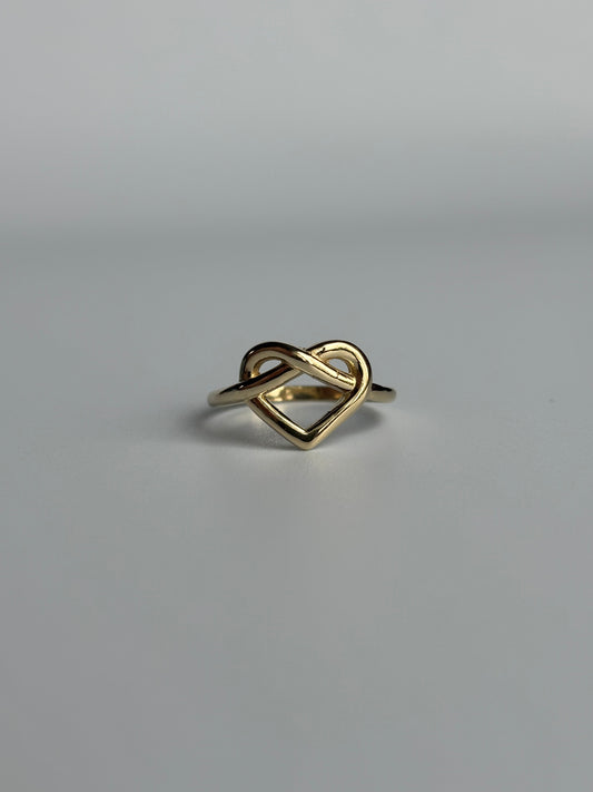 Pretzel Heart Ring