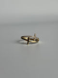 Stacked Pave Cross Ring