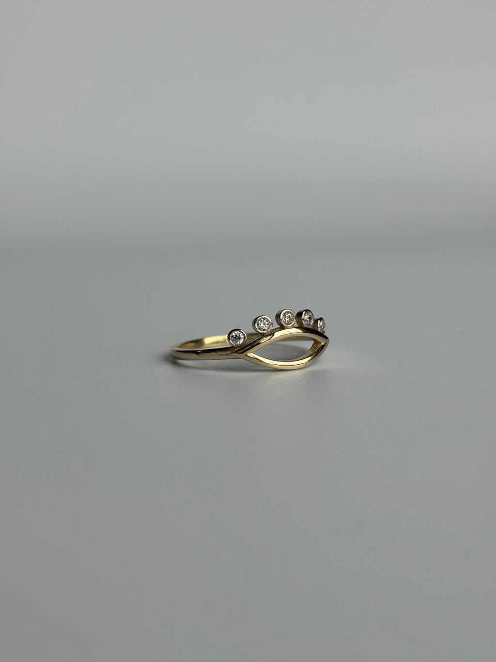 Gold Eye w/ Lashes Ring