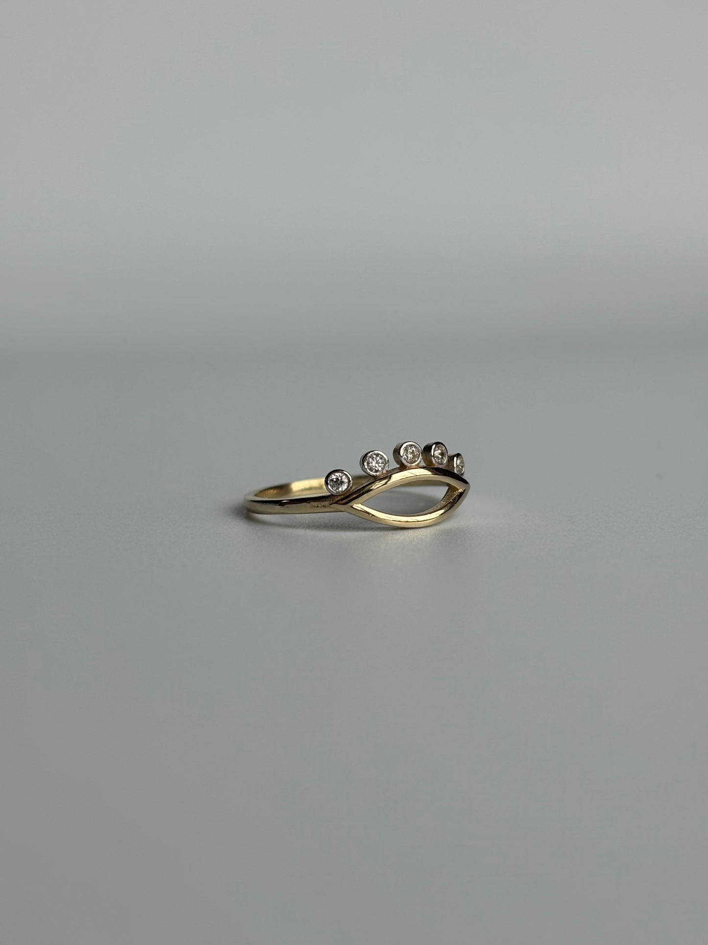 Gold Eye w/ Lashes Ring