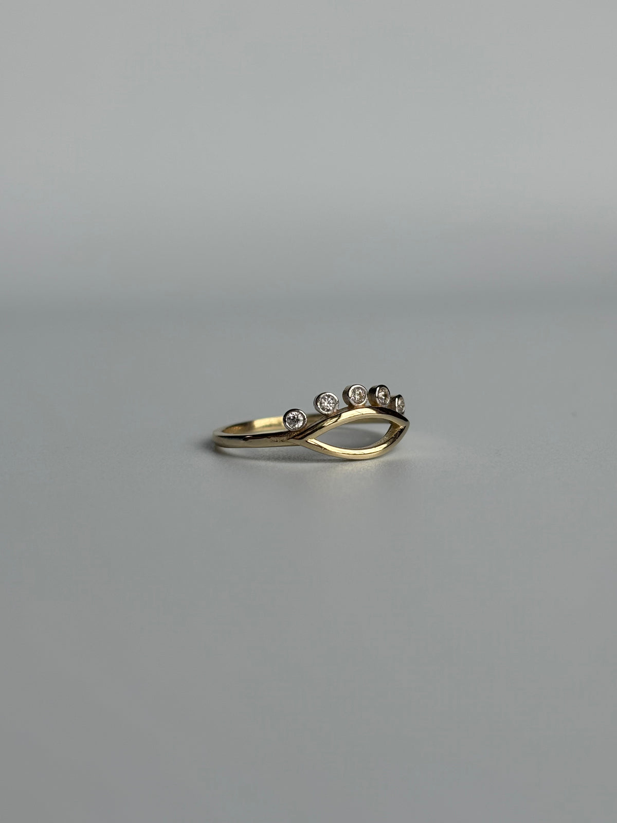 Gold Eye w/ Lashes Ring