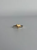 Gold Puffy Heart Pinky Ring