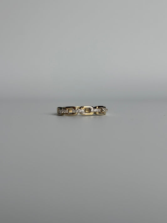 Gold Chain Link Ring