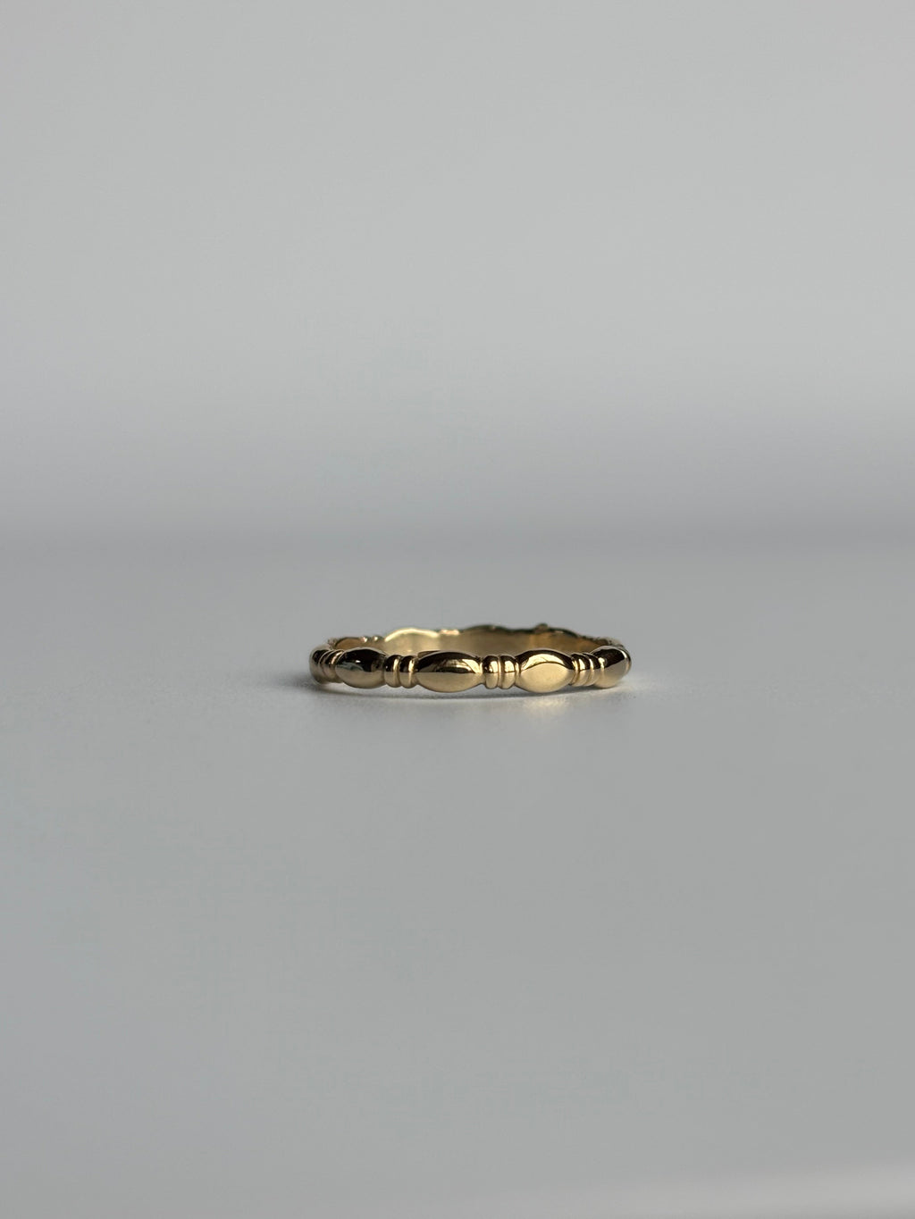 oval twist Stacking Ring
