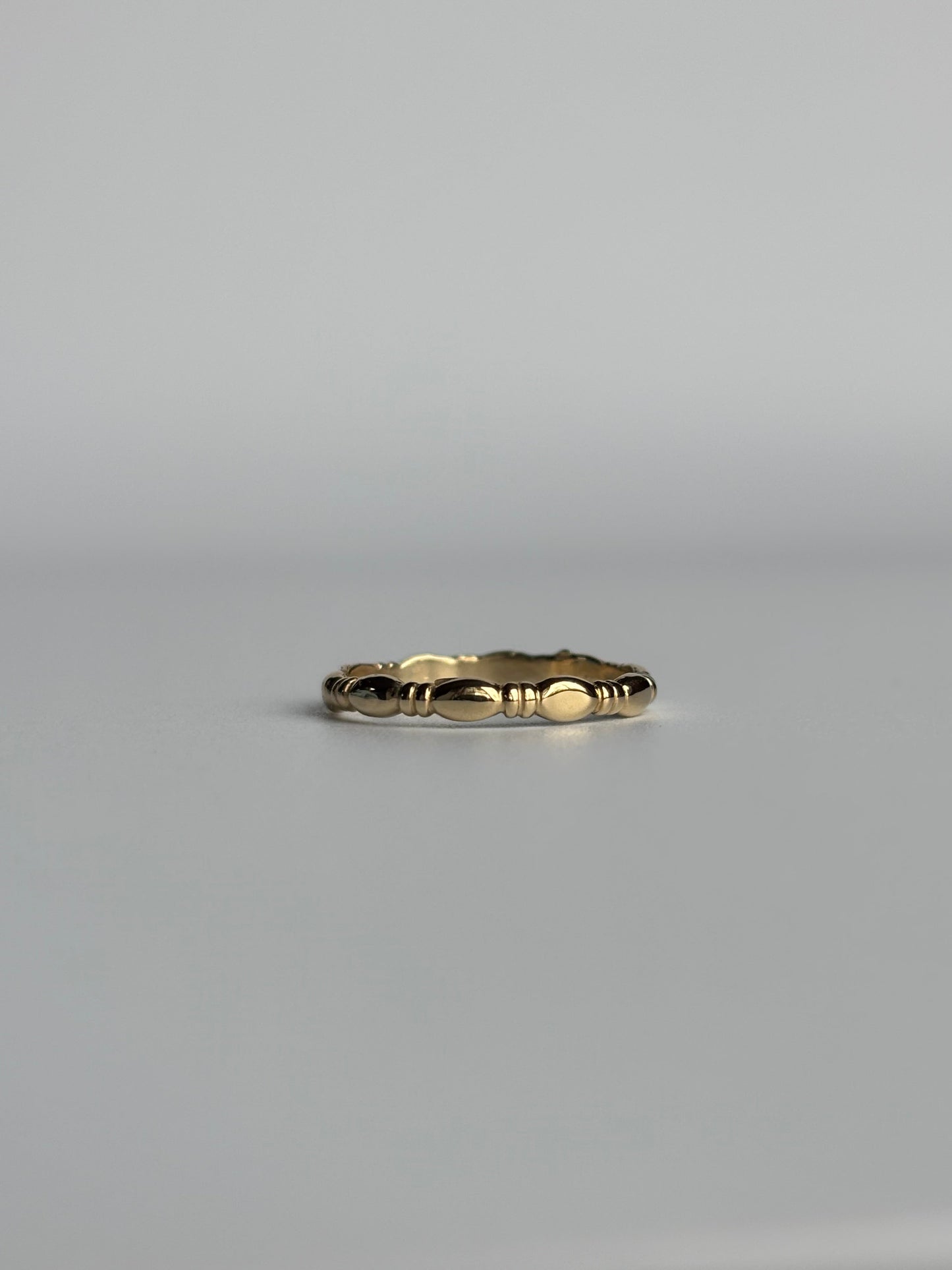 oval twist Stacking Ring