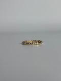 Gold Bubble Band stacking Ring