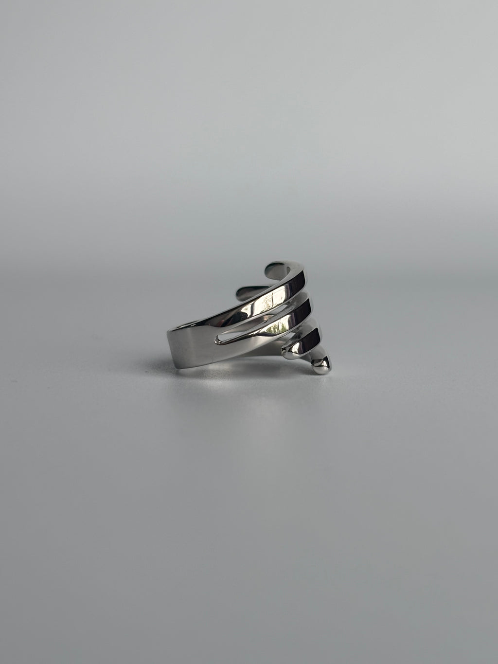 Silver Spiral Ring