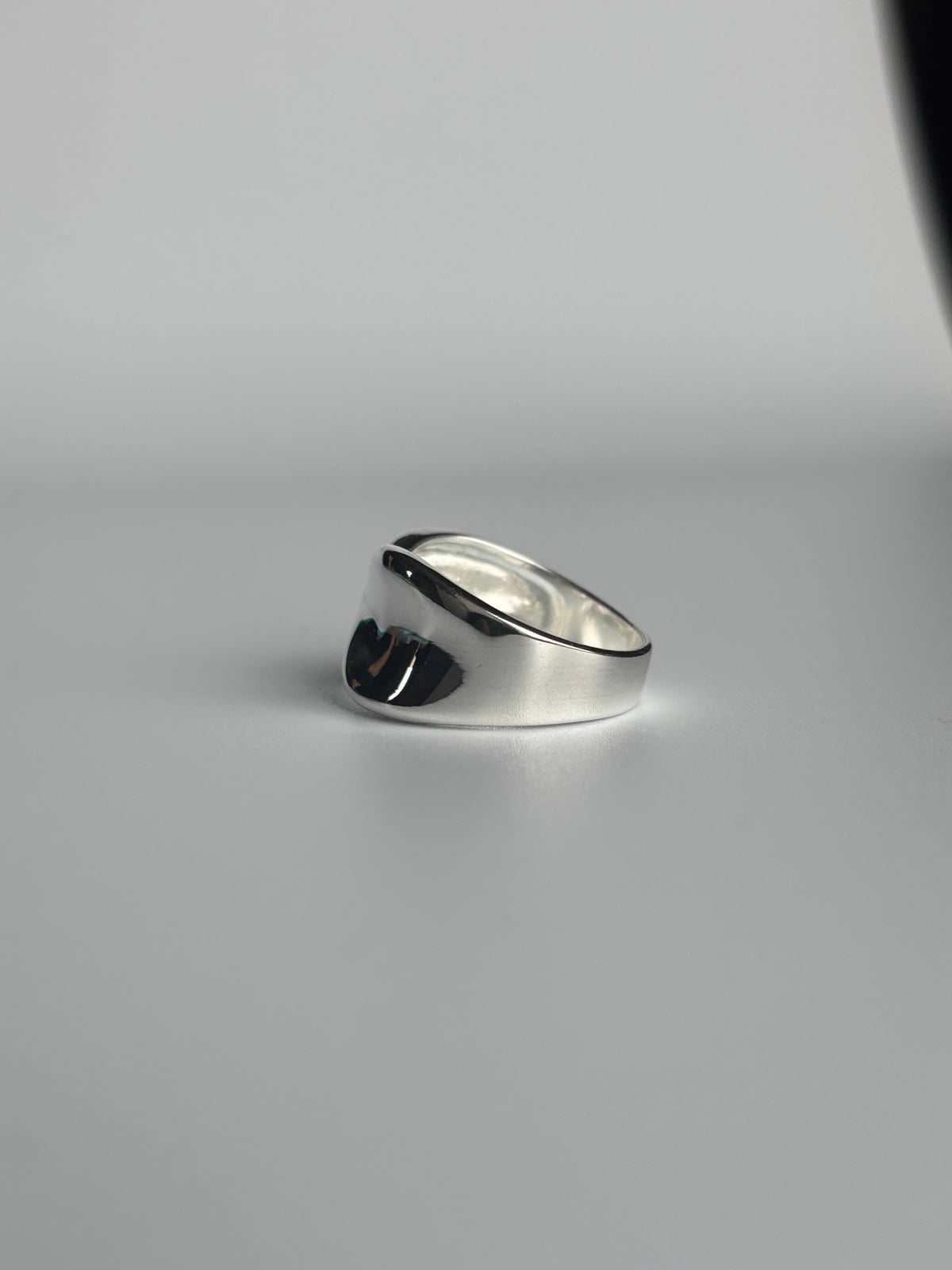 Chunky Silver Twist Ring