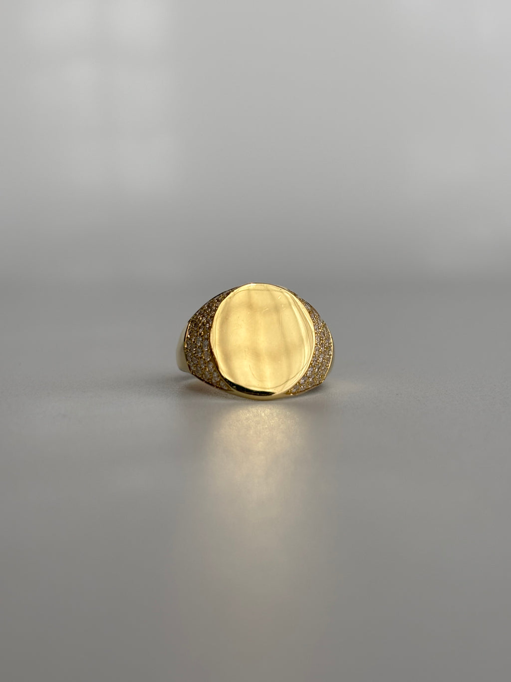 Diamond Accent Signet Ring