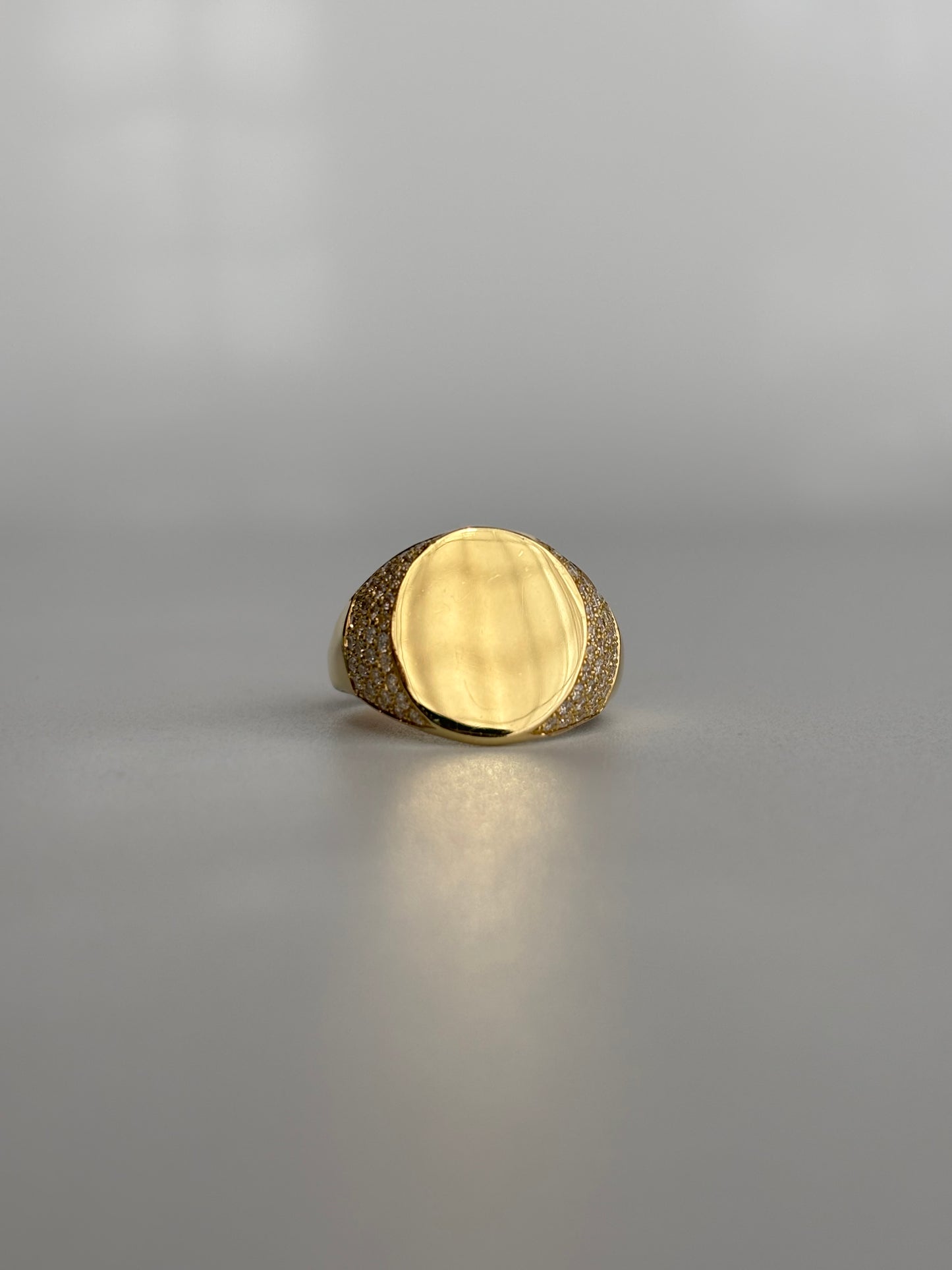 Diamond Accent Signet Ring
