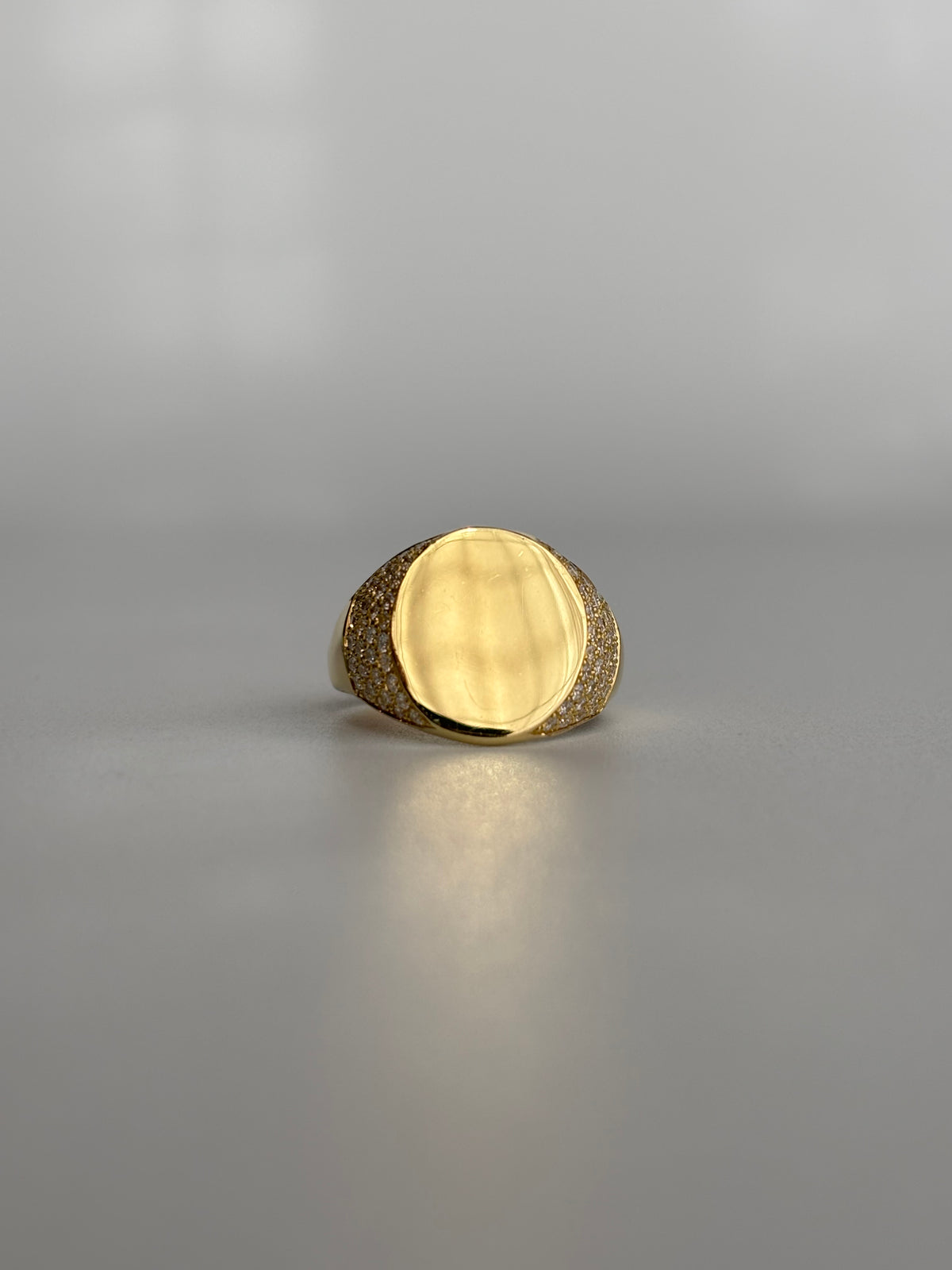 Diamond Accent Signet Ring