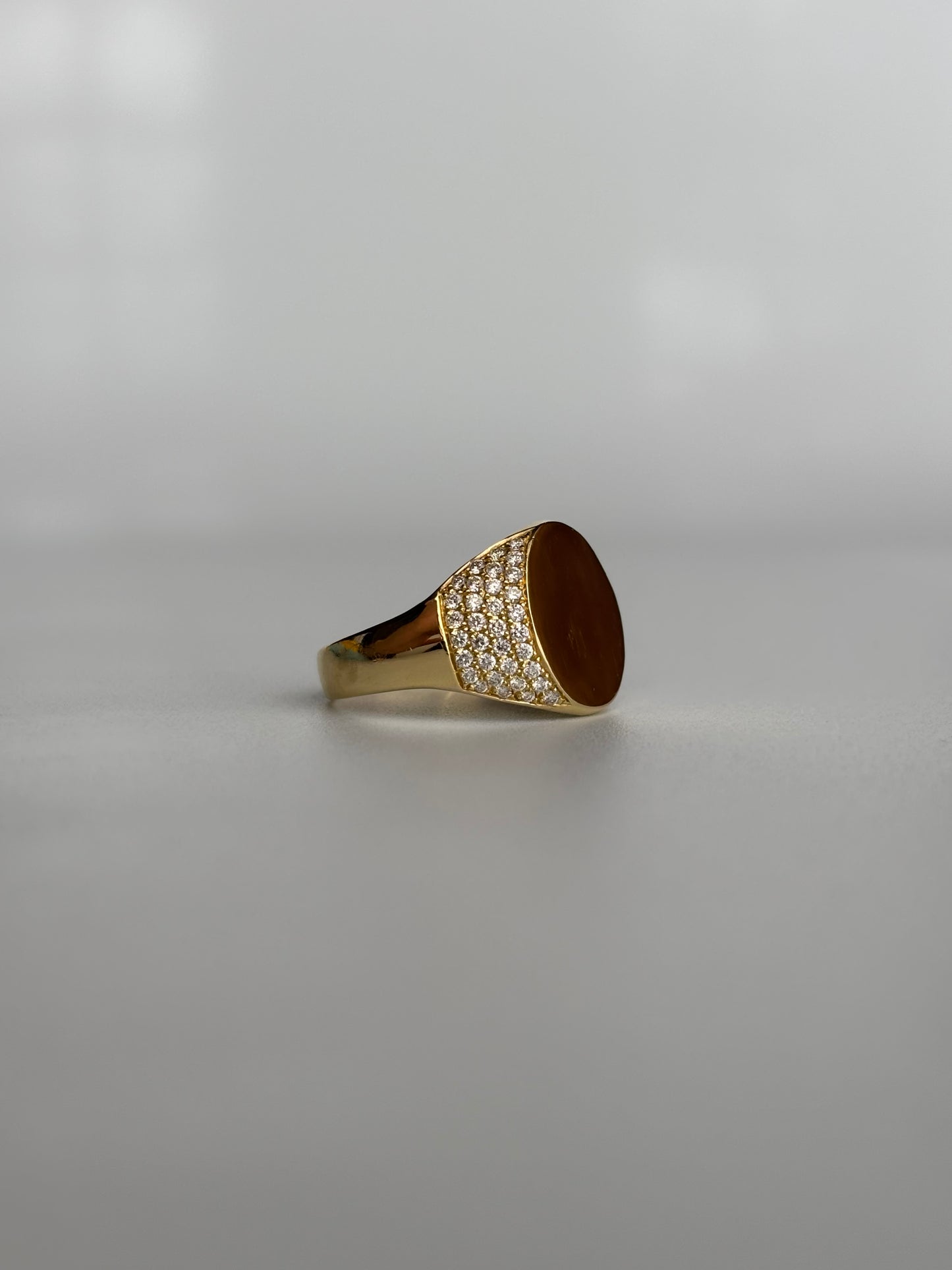 Diamond Accent Signet Ring