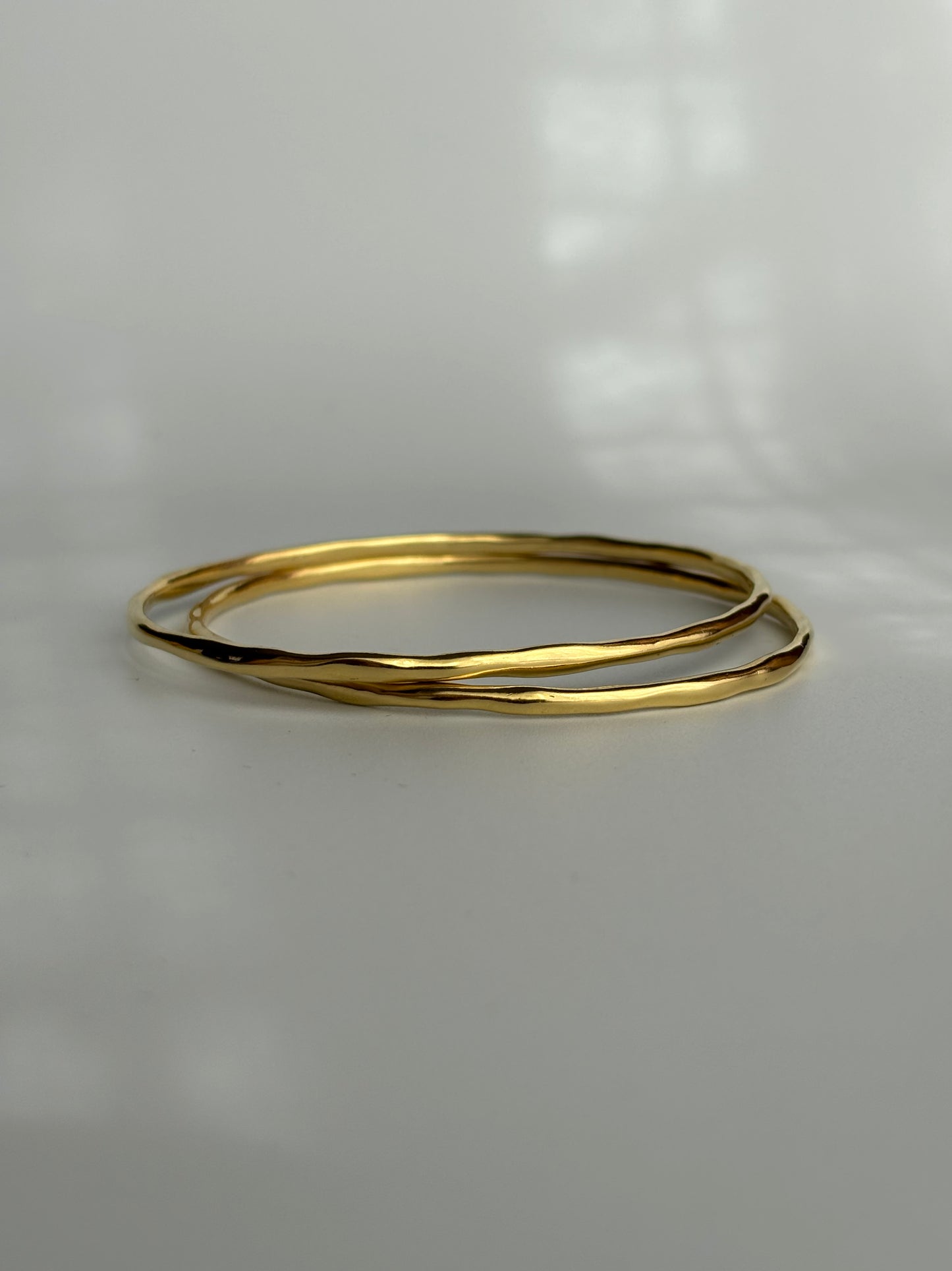 Organic Form Solid Bangle