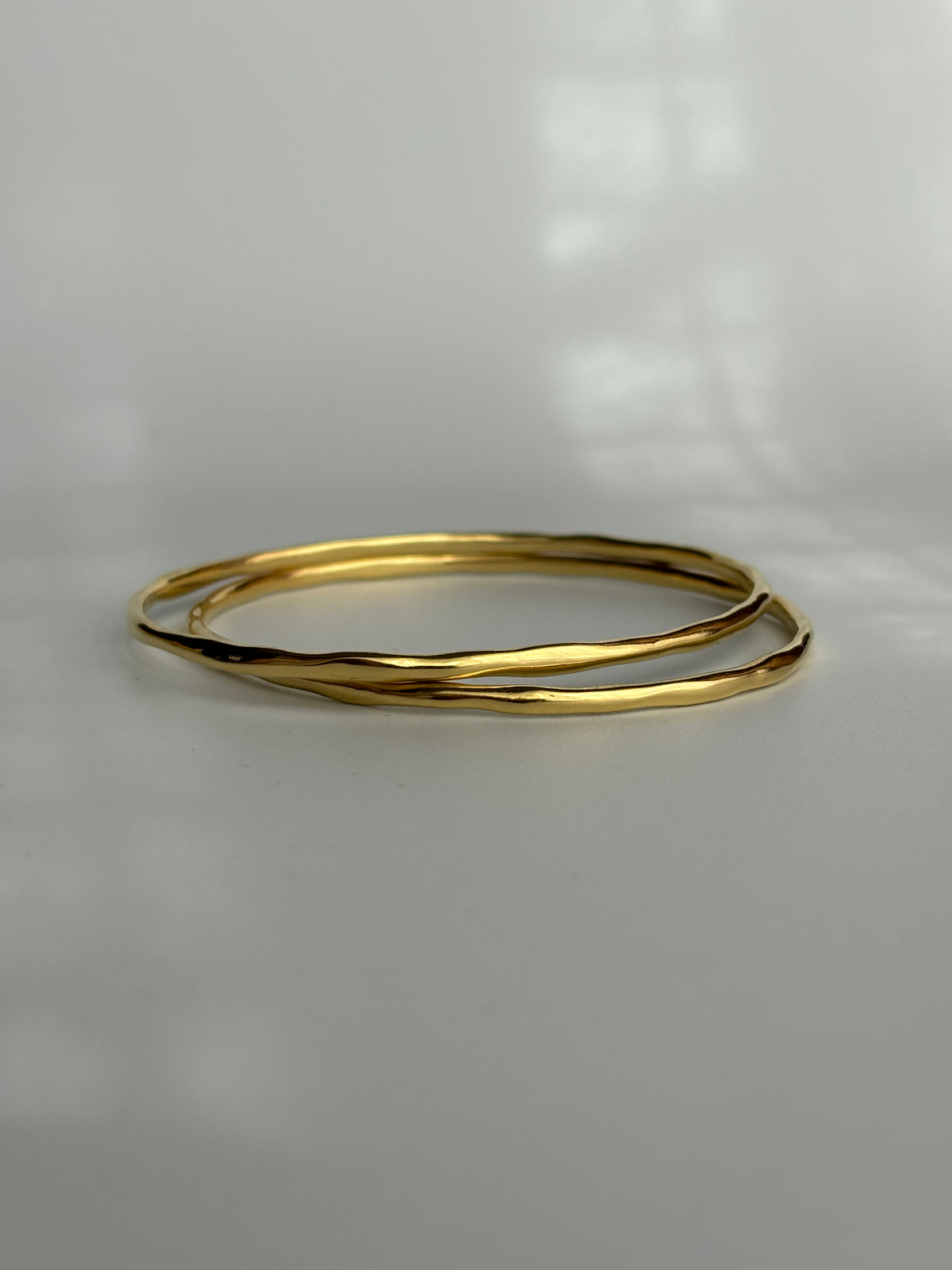 Organic Form Solid Bangle
